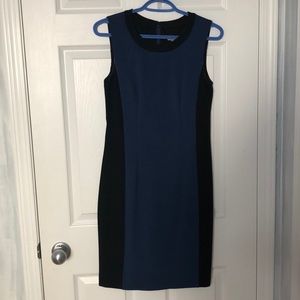 DKNY sleeveless fitted dress